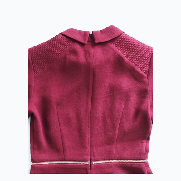 Mini Burgundy Dress. - Picture 5 of 6